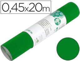 Papel adhesivo Liderpapel verde 0,45 x 20 m.